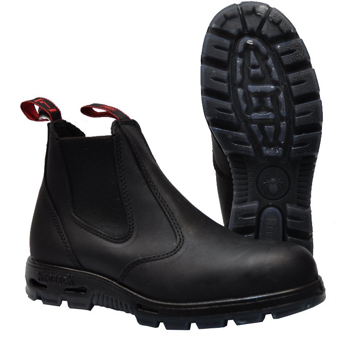 Redback Stiefelette USBBK schwarz mit Stahlkappe