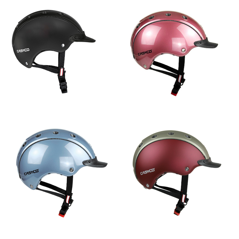 CASCO Kinderreithelm Choice Turnier dunkelrot-olive matt S (52-56)