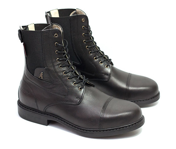 HOBO Douro HG Schnürstiefelette /  Reitstiefelette mit Reißverschluss