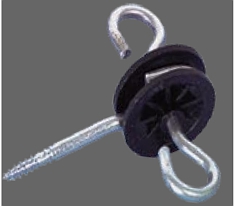 5x Torgriffisolator mit Rolle SB