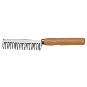 Busse ALU-Verziehkamm mit Holzqriff