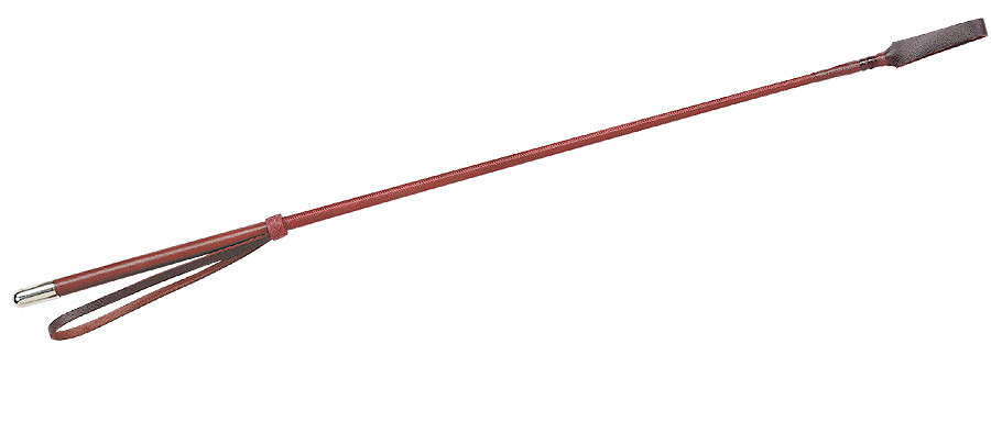 FLECK Reitstock mit Ledergriff