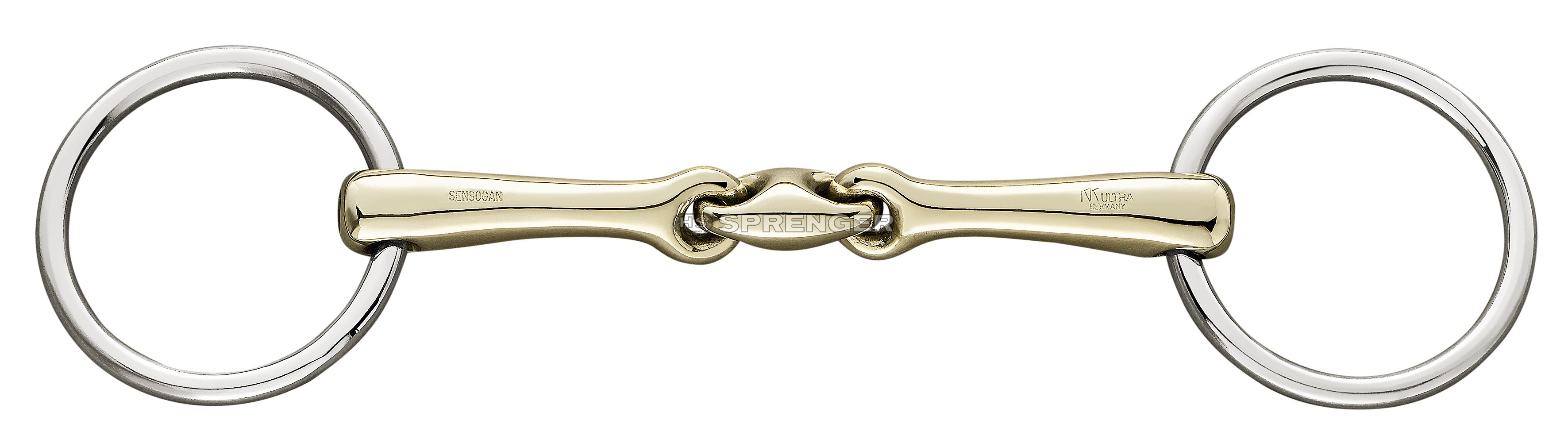 Sprenger KK Ultra Unterlegtrense Sensogan / Edelstahlringe 14mm