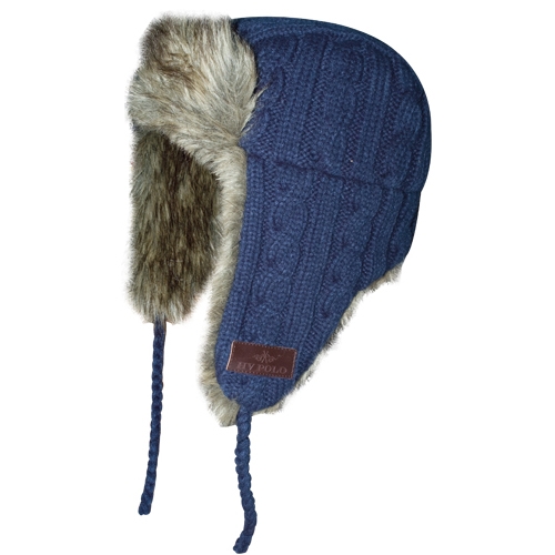 Hv Polo Mütze Aviator Knitted Fur