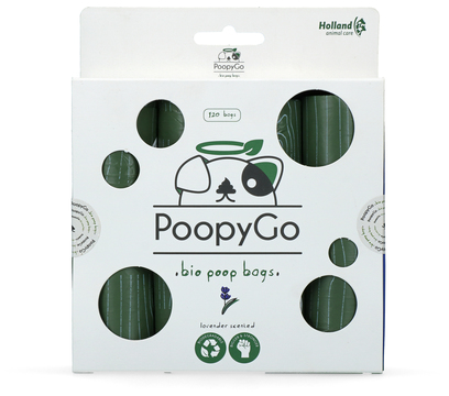 PoopyGo Eco Umweltfreundliche Kotbeutel 120 St. (8x15 Beutel)